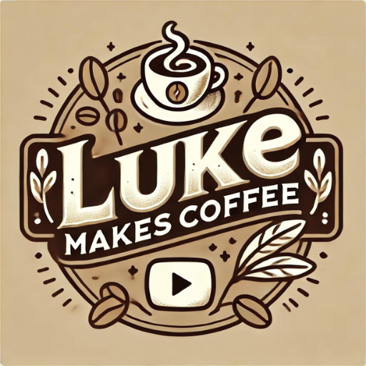LukeMakesCoffee logo – coffee blog focused on espresso machine reviews and brewing tips